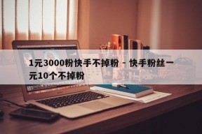 1元3000粉快手不掉粉 - 快手粉丝一元10个不掉粉