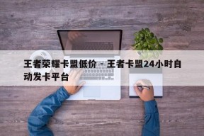 王者荣耀卡盟低价 - 王者卡盟24小时自动发卡平台