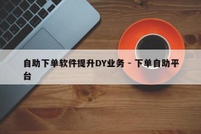 自助下单软件提升DY业务 - 下单自助平台