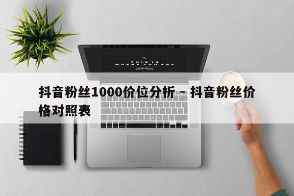 抖音粉丝1000价位分析 - 抖音粉丝价格对照表  第1张